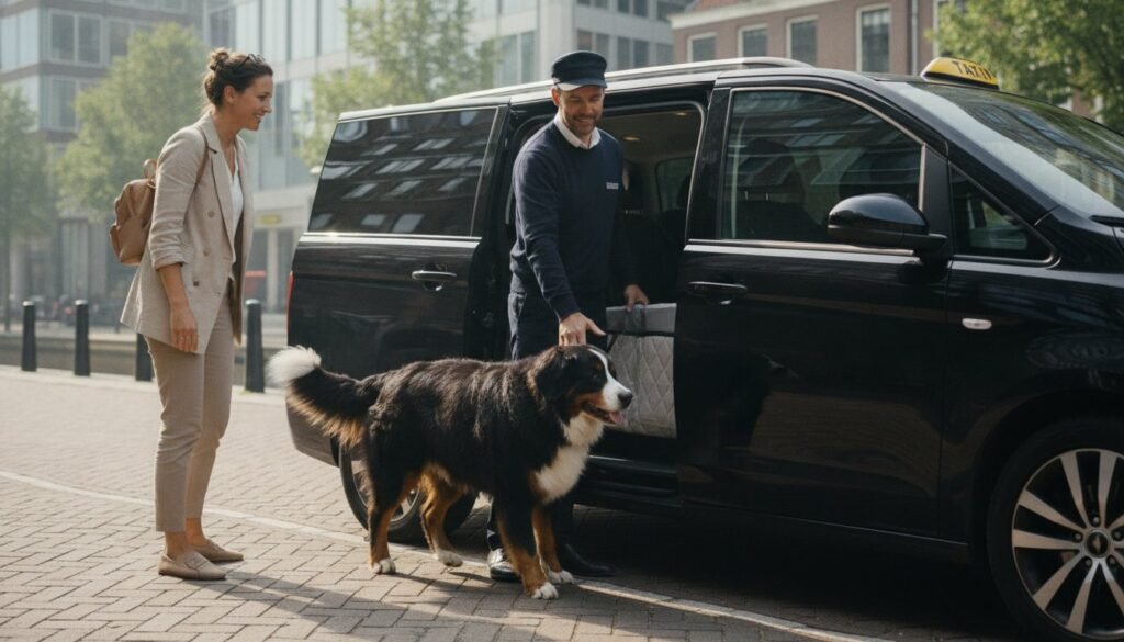 Grote hond vervoeren met de taxi: zo regel je dat veilig en stressvrij